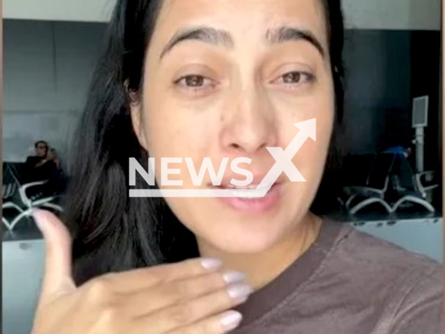 Influencer Patricia Fernandes speaks in undated photo. She recounted the tense moments aboard flight DL0104 , which was destined for Atlanta, United States, when its engine exploded on 29 March 2026. Note: Photo is a screenshot from a video. (@patyfernandess/Newsflash)
