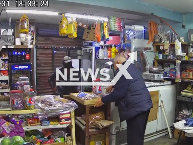 A thief injures an elderly man with a knife during a robbery at a store in Hidalgo, Mexico, on Mar.31,2026. No arrests have been reported. Note: Photo is a screenshot from a video. (Newsflash)