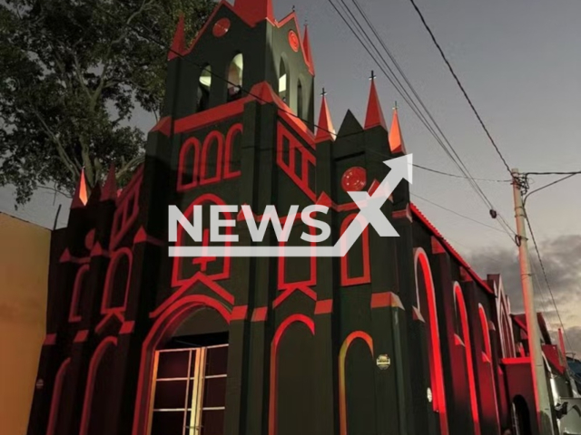 Picture shows the Luciferian church in Itatiaia, Brazil, undated. According to the founder, this is the first Luciferian church in Brazil. Note: Private photo. (Newsflash/NX)
