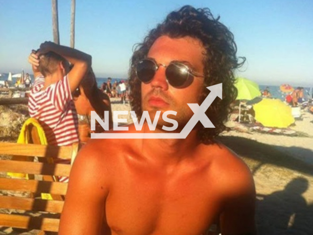 Alessandro Albertoni poses in undated photo.  He and Luca Vanneschi were ordered to pay over one million euros in compensation to the parents of Martina Rossi who died after falling from a hotel balcony in Palma de Mallorca, Spain. Note: Private photo. (Newsflash/NX)