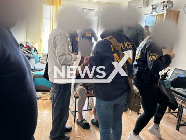 Picture shows the police action in Budapest, Hungury, undated. A Jordanian man reportedly committed fraud using the credit card details of a high-profile client of a financial institution. Note: Police photo. (Hungarian Police/Newsflash/NX)