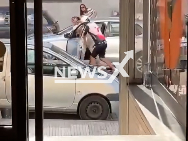 A  37-year-old woman is attacked  by a cyclist  of Monday, May 25, 2026, in  ​​Matosinhos, Portugal. Police are looking for the cyclist. Note: Photo is a screenshot from a video. (Newsflash/NX)