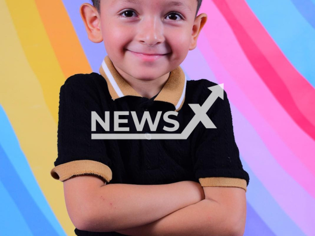 Ian Gael Hernandez, 6, poses in undated photo. He lost his life in Monclova, Mexico on May 25, 2026. Note: Private photo taken from social media. (Scarleth Gueel/Newsflash/NX)