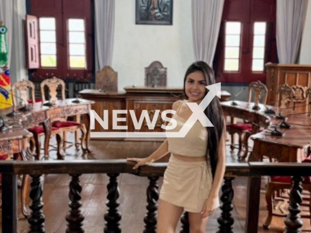Lawyer Gabriela Vieira Serafin poses in undated photo. She was identified as one of the leaders of a criminal organization in Florianopolis, Brazil and has been a fugitive since April, 2026.  Note: Private picture. (@serafingabriela/Newsflash/NX)