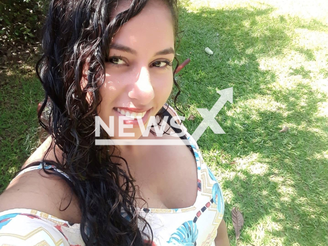Adueli de Oliveira Rosa, 29, poses in undated photo. She died after the motorcycle she was riding was hit by a pickup truck in Marialval, Brazil, a day before her wedding. Note: Private picture. (Newsflash/NX)