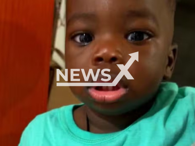 Picture shows Abdoulaye Dieng, 1. He died after getting his head stuck between an iron bar and a mirror at a daycare, in Bras, Brazil. Note: Private picture. (Newsflash/NX)