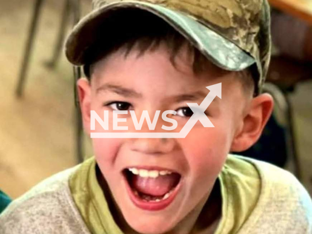 Picture shows Daniel Jamneck, 8, undated. He was killed during a sleep over at his friends house in Kraaifontein, South Africa. Note: Private photo. (Newsflash/NX)