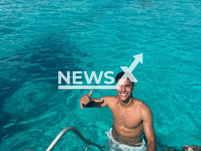 Picture shows Nicolas Bosshardt, 19, undated. He ran over and killed an elderly man in Sao Paulo, Brazil. Note: Private photo taken from social media. (@nicolasbosshardt/Newsflash/NX)