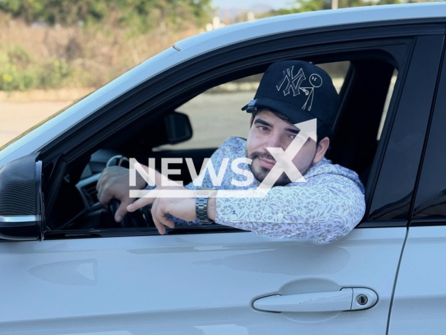 Cesar Gastelum poses in undated photo. He was murdered during a live broadcast in Culiacan, Mexico. Note: Private photo taken from social media. (Newsflash/NX)
