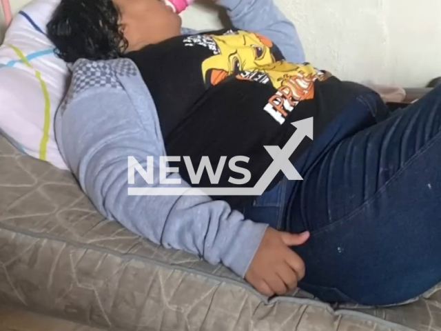 Picture shows the 37-year-old woman suspected of posing as a 12-year-old teenager in Joinville in the North of Santa Catarina, Brazil. Note: Private photo. (Newsflash/NX)