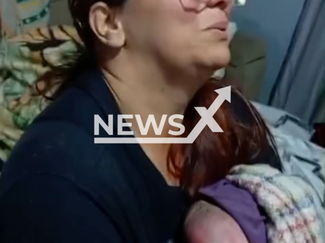 Video shows newborn baby girl found inside a garbage bag in Piraquara (PR), in the Metropolitan Region of Curitiba, Brazil, Aug. 24, 2026. Note: Photo is a screenshot from a video. (Newsflash/NX)