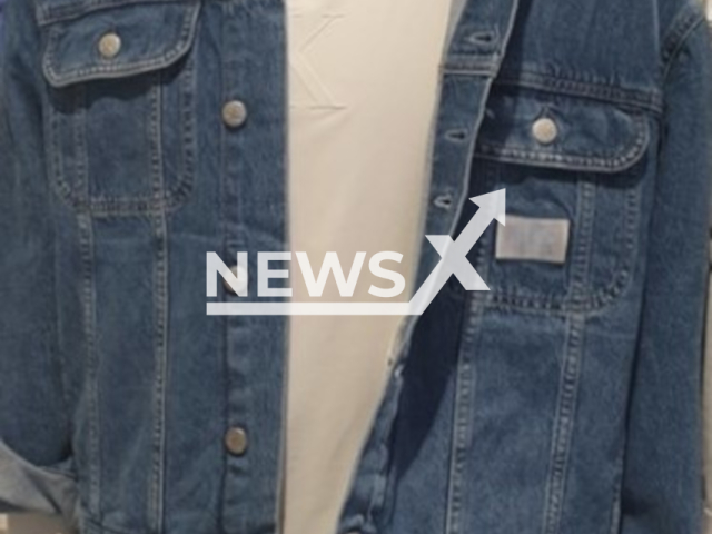Picture shows the stolen jacket, undated. Singapore police have arrested a 26-year-old British man for theft. Note: Police photo. (Singapore Police/Newsflash/NX)