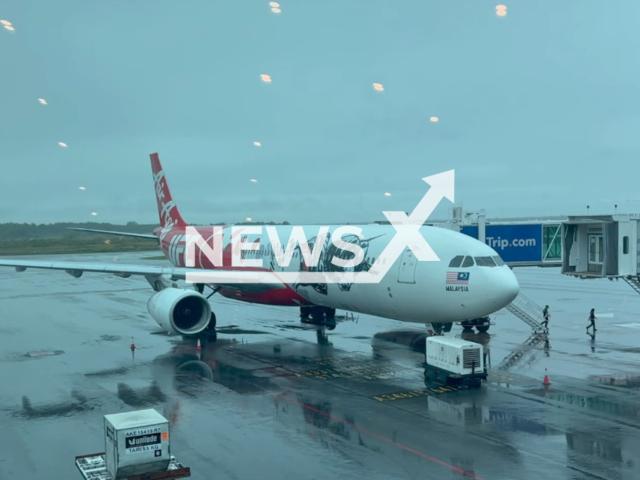 Illustrative image shows a plane at Kuala Lumpur International Airport KLIA2, undated. Note: Image is a screenshot from video. (Newsflash/NX)