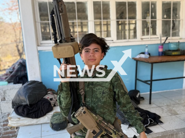 Picture shows the 15-year-old boy known as Chuchito Nini, undated. He was killed alongside “El R5” in Tocumbo, Michoacan. Note: Private photo taken from social media. (Harrisons)