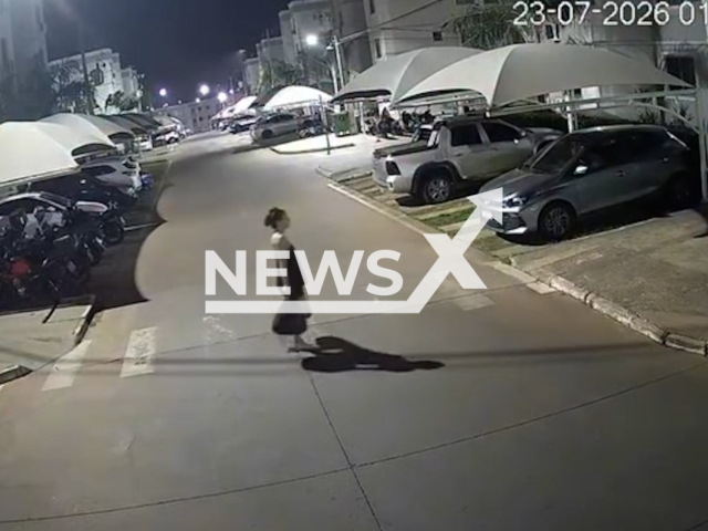 Mother throws newborn baby into a rubbish bin in a condominium in Varzea Grande, Brazil, July 23, 2026. Note: Photo is a screenshot from a video. (Newsflash/NX)