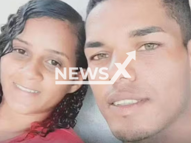 Edgar da Costa Barbosa, 29, and Flavia dos Santos Souza, 28, pose in undated photo. The family was found inside a water tank in property owned by the family of soccer player Angelo Gabriel, in ​​Santa Rita de Cassia, Brazil. Note: Private picture. (Harrisons)