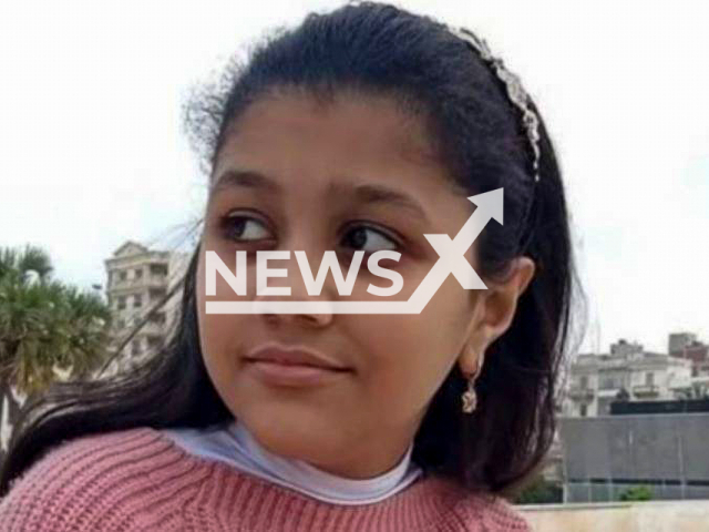 A 10-year-old girl named Haneen (pictured) was allegedly killed by a stray bullet fired by a 16-year-old teenager during a wedding celebration. Note: Private picture (Newsflash)