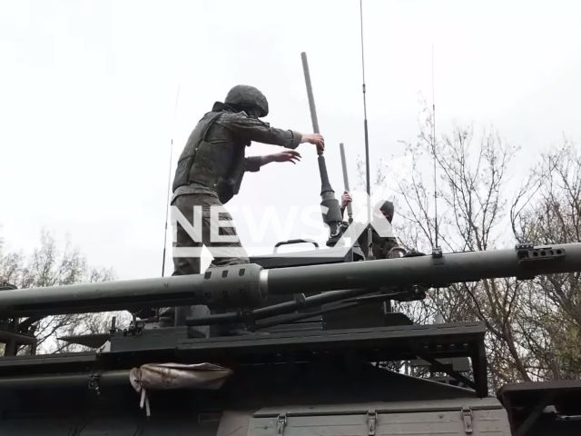 Combat work of Western MD signalmen during the special military operation in May 2022. Note: Photo is a screenshot from a video(Ministry of Defense of Russia/Newsflash).