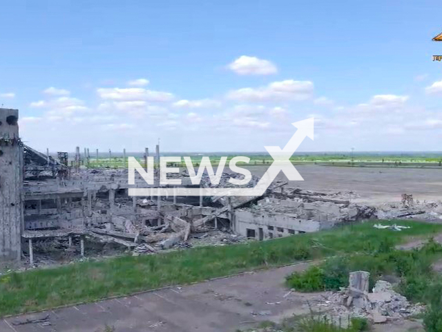 Members of the battalion "Sparta" still defend the airport in Donetsk - key position in the defense of the DPR. Note: Photo is a screenshot from a video(Press Service of the UNM DPR/Newsflash).