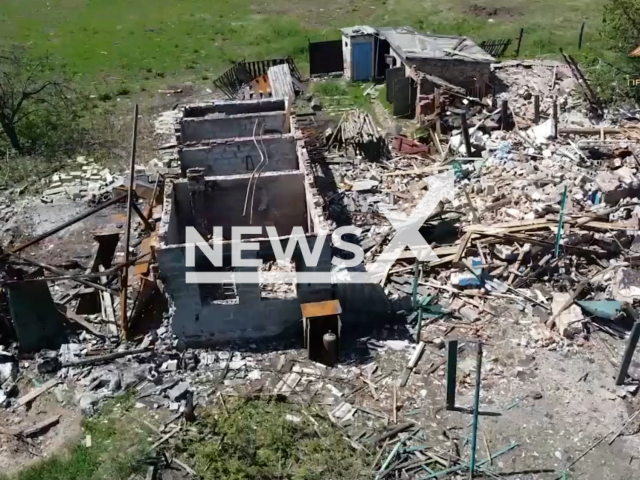 The People's Militia of the Donetsk People's Republic of the Russian Federation completely cleared the village of Novoselovka from the infantry of the Ukrainian national battalions on the way to Novgorodsky, renamed New York by the Ukrainian parliament Note: This picture is a screenshot from the video (The People's Militia of the Donetsk People's Republic/Newsflash).