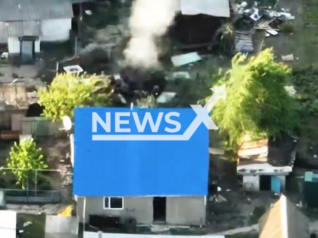 Special Forces of Ukraine destroyed a unit of Russian soldiers near Severodonetsk in May 2022. Note: This picture is a screenshot from the video (@3po1k/Newsflash).