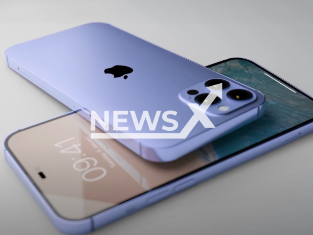 An illustrative image of an iPhone, a smartphone designed and marketed by the American multinational technology company Apple Inc. Note: Picture is a screenshot from a video (Newsflash)