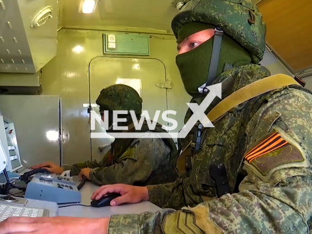 Nebo-T radar crew on duty during the special military operation. Note: This picture is a screenshot from the video (Ministry of Defense of Russia/Newsflash).