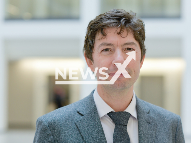 Christian Drosten, aged 49, who is a German virologist whose research focus is on novel viruses, after he received a Special Award for Outstanding Achievements in Scientific Communication during the COVID-19 Pandemic. Note: Licensed photo. (Peitz, Charite/Newsflash)