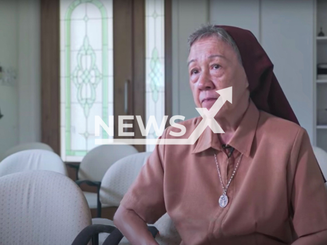 Linda Sim, 67, (pictured) a Catholic nun from Singapore, is the new world taekwondo champion. Note: Picture is a screenshot from a video (Newsflash)