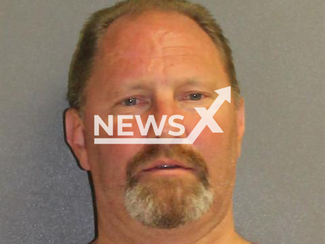 Mark Francioni, 51, was arrested after for armed domestic situation after a seven-hour standoff, on the 26th of May 2022 in Palm Coast, Florida. Note: Police photo(volusiamug/Clipzilla)