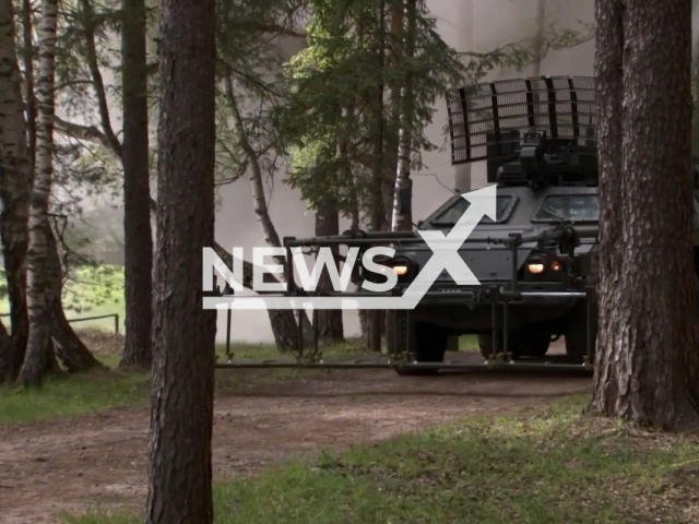 'Yars' took part in exercises near Ivanovo. Note: This picture is a screenshot from the video (Ministry of Defense of Russia/Newsflash).