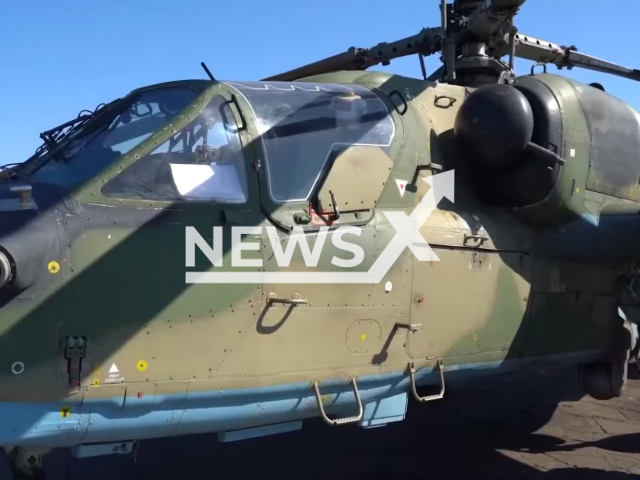 Combat work of Ka-52 attack helicopters on the strongholds of the Armed Forces of Ukraine in June 2022.
Note: Photo is a screenshot from a video(Ministry of Defense of Russia/Newsflash).