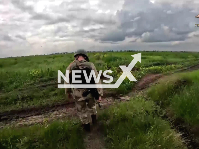 Positions of the Armed Forces of Ukraine near Avdiivka are taken by DPR fighters, who now take new frontiers near Kamenka in June 2022. Note: Photo is a screenshot from the video (Press Service of the UNM DPR/Newsflash)