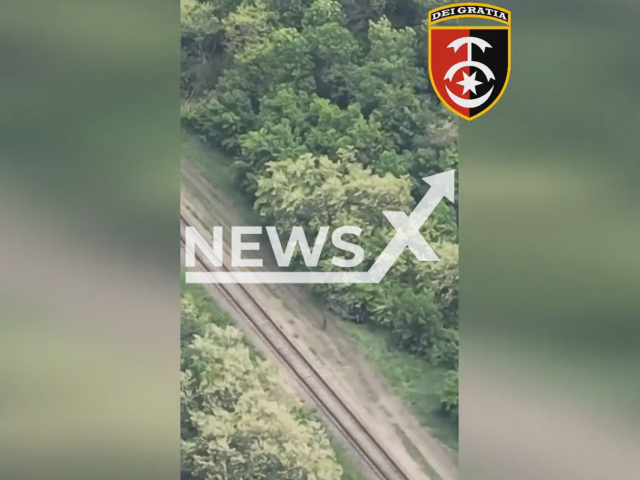 The brigade named after Prince Constantine of Ostroh showed how the Russians are driven from Ukraine land in June 2022. Note: Picture is a screenshot from a video (@30brigade/Newsflash)