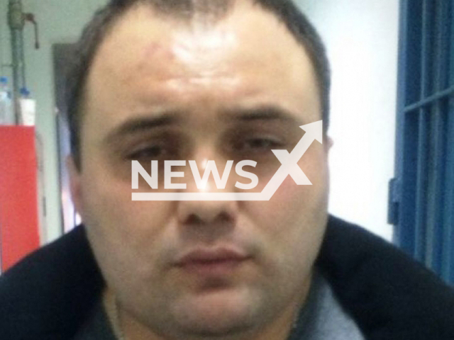 Russian investigators completed the investigation which was initiated against Artur Dzhioev (pictured) leader of the gang of Aslan Gagiev. Note: Picture is from the Main Investigation Department of the Investigative Committee of the Russian Federation for the North Caucasus Federal District (Sledcom/Newsflash)