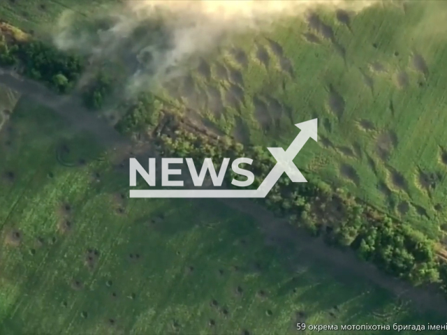 Soldiers of the 59th Brigade stationed in Vinnytsia Region destroyed an infantry fighting vehicle in June 2022. Note: Picture is a screenshot from a video (@59ompbr.com.ua/Newsflash)