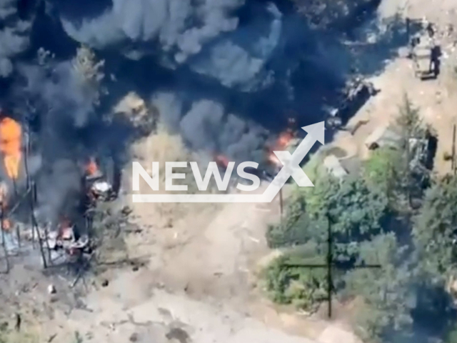 Command of the Assault Troops of the Armed Forces of Ukraine have shared that they destroyed the BM-27 Hurricane MLRS battery and the MTZ unit of the Russian Military in Ukraine.
Note: This picture is a screenshot from the video.
(@dshv.mil.gov.ua/Newsflash)