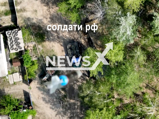 National Guard of Ukraine claim that UAVs of the Guards remotely disturb the Russian infantry taking the lives and injuring many of them in the Kharkiv region in Ukraine.
Note: This picture is a screenshot from the video.
(Eastern Operational-Territorial Association of the NMU/Newsflash)