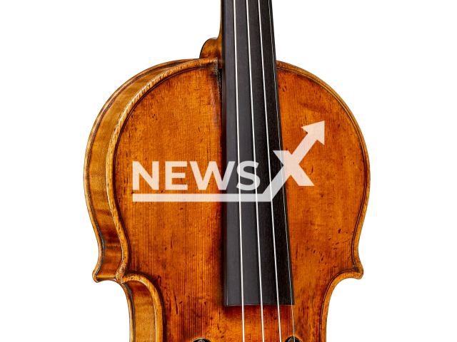 The rare Stradivari violin has been auctioned in New York for USD 15.3 million, in June, 2022, in New York City, USA. Note: Licensed photo.  (Tarisio/Newsflash)