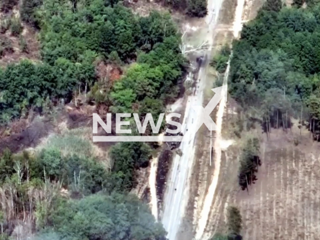 Command of the Assault Troops of the Armed Forces of Ukraine claim that the DShV of the Armed Forces of Ukraine destroyed the paver of the Russian occupiers BAT-2 in Ukraine. Note: Picture is a screenshot from a video (@dshv.mil.gov.ua/Newsflash)