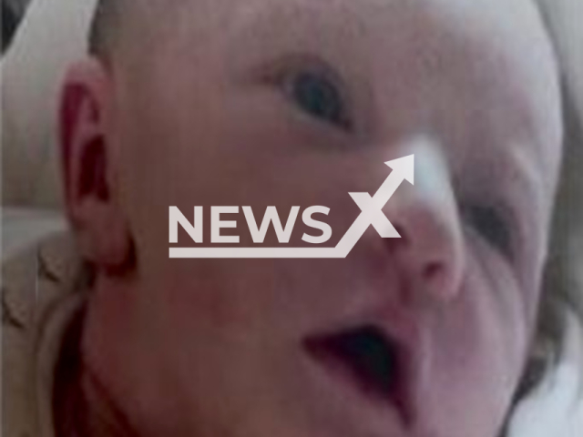 Amber alert in Tijuana, in the state of Baja California, for the 7-month-old baby Valentina Sabean who was last seen on 17th of April 2022. Note: Licensed photo(Fiscalia General del Estado de Baja California/Newsflash).