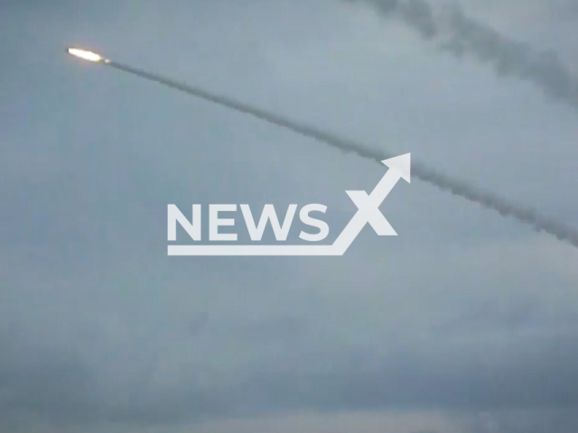 Russian high-precision air-based missile hit positions of Ukrainian artillery and mortar batteries in Ukraine.
Note: This picture is a screenshot from the video.
(Ministry of Defense of Russia/Newsflash)