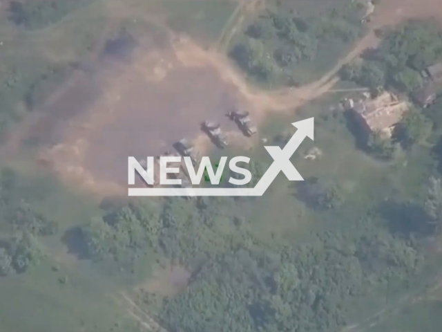 Gunners from the brigade named after Grand Duke Vytautas destroyed Russian multiple rocket launcher vehicles in Ukraine. Note: Picture is a screenshot from a video (@40OAbrigade/Newsflash)