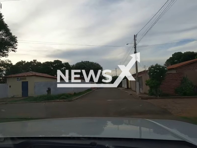 Tanque do Piaui  in Brazil where 11-year-old child, 14 weeks pregnant with twins, is waiting for an abortion after being raped allegedly by her stepfather. Note: Photo is a screenshot from a video(Newsflash).