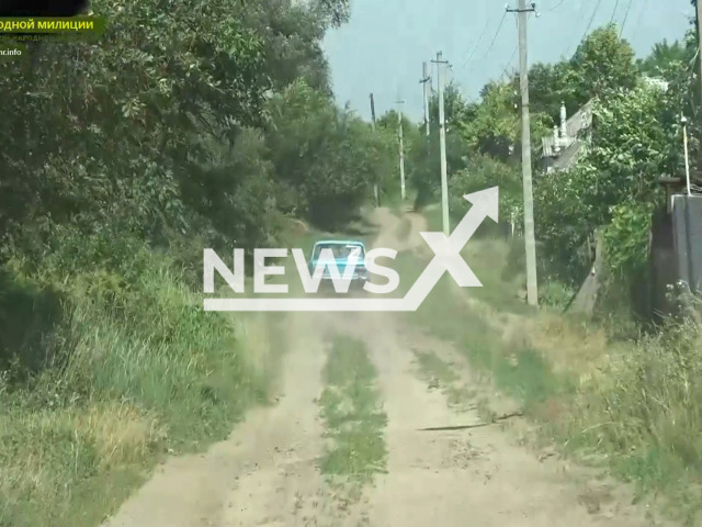 Combat work of People`s Militia of the LPR during hitting the positions of the Ukrainian forces on the outskirts of Severodonetsk, in Ukraine. Note: Picture is a screenshot from a video (@millnr/Newsflash)