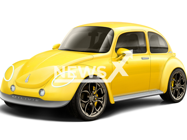 Milivie, an extremely limited production run of 22 cars that are a reimagining of the Volkswagen Beetle, from a company in Leipzig, Germany. Note: Licensed photo.   (Milivie/Newsflash)