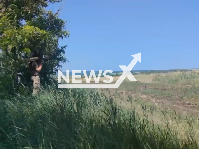 Zhytomyr paratroopers from the 95th brigade shot down a Russian attack helicopter Ka-52 "Alligator" with the help of "Starstreak" MANPADS. Note: Picture is a screenshot from a video (@www.dshv.mil.gov.ua/Newsflash)