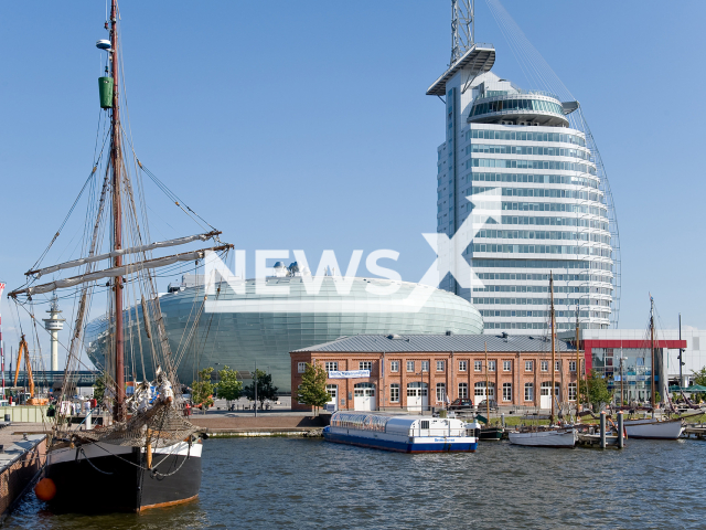 The Climate House (Klimahaus) located in the German city of  Bremerhaven where nearly 60 people ended up injured due to an irritant gas attack. Note: Licensed photo. (Rathke, Klimahaus Bremerhaven/Newsflash)