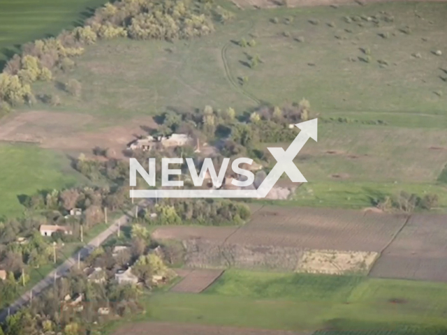 Artillery of the National Guard of Ukraine destroys Russian tanks, BMP, command and staff vehicle and enemy positions in the southern direction in Ukraine. Note: Picture is a screenshot from a video (@NGUmainpage/Newsflash)