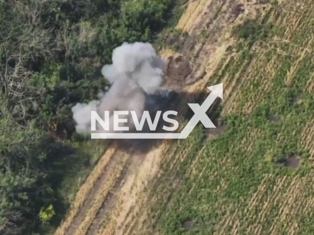 Soldiers of the 93rd Separate Mechanized Brigade Kholodny Yar destroyed military equipment of the Russian occupiers in Ukraine. Note: Picture is a screenshot from a video (@93OMBr/Newsflash)